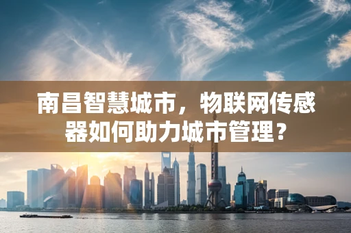 南昌智慧城市，物联网传感器如何助力城市管理？