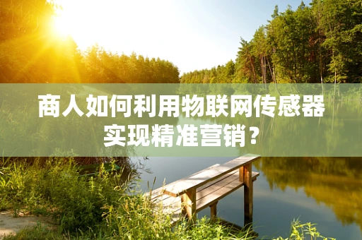 商人如何利用物联网传感器实现精准营销？