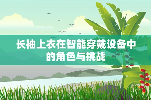 长袖上衣在智能穿戴设备中的角色与挑战