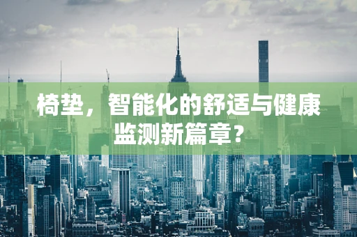 椅垫，智能化的舒适与健康监测新篇章？