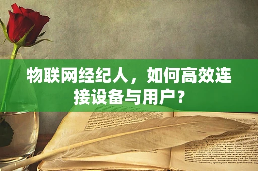 物联网经纪人，如何高效连接设备与用户？