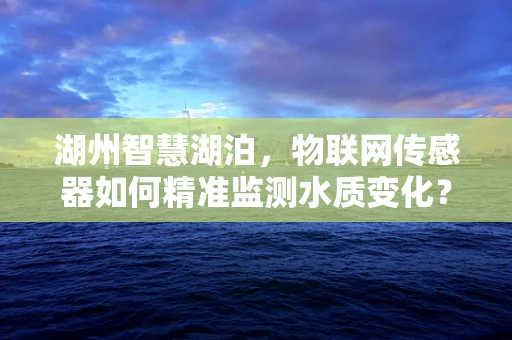 湖州智慧湖泊，物联网传感器如何精准监测水质变化？