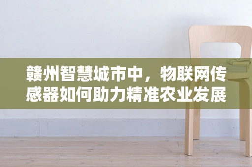 赣州智慧城市中，物联网传感器如何助力精准农业发展？