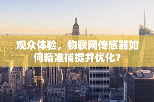 观众体验，物联网传感器如何精准捕捉并优化？