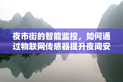 夜市街的智能监控，如何通过物联网传感器提升夜间安全管理？