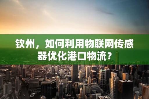 钦州，如何利用物联网传感器优化港口物流？
