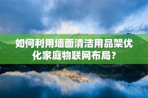 如何利用墙面清洁用品架优化家庭物联网布局？
