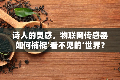 诗人的灵感，物联网传感器如何捕捉‘看不见的’世界？