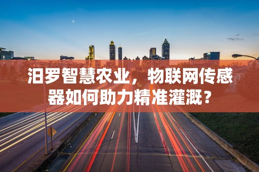 汨罗智慧农业，物联网传感器如何助力精准灌溉？
