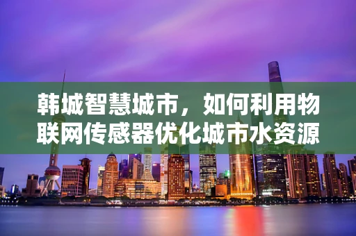 韩城智慧城市，如何利用物联网传感器优化城市水资源管理？