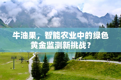 牛油果，智能农业中的绿色黄金监测新挑战？