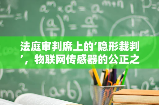 法庭审判席上的‘隐形裁判’，物联网传感器的公正之眼