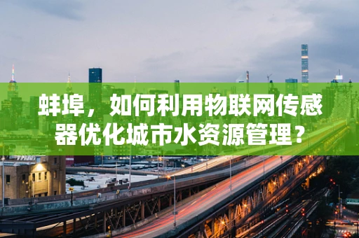 蚌埠，如何利用物联网传感器优化城市水资源管理？