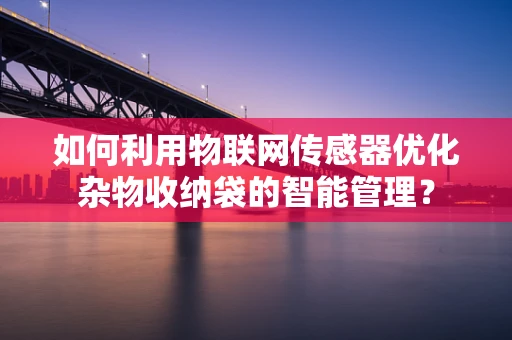 如何利用物联网传感器优化杂物收纳袋的智能管理？