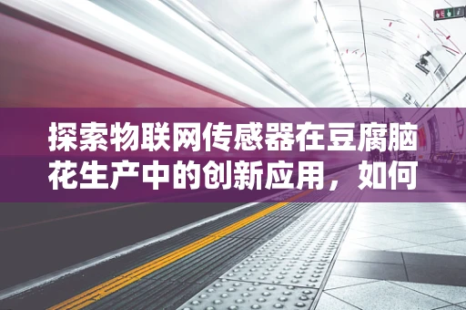 探索物联网传感器在豆腐脑花生产中的创新应用，如何实现精准温控与质量监控？