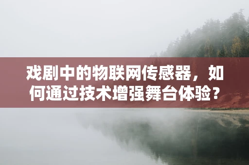 戏剧中的物联网传感器，如何通过技术增强舞台体验？