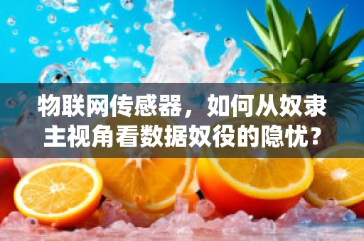 物联网传感器，如何从奴隶主视角看数据奴役的隐忧？