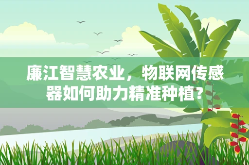 廉江智慧农业，物联网传感器如何助力精准种植？