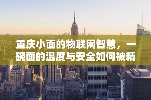 重庆小面的物联网智慧，一碗面的温度与安全如何被精准感知？