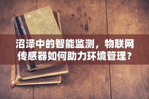 沼泽中的智能监测，物联网传感器如何助力环境管理？
