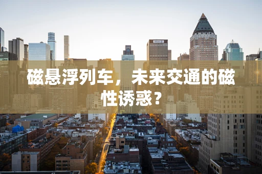 磁悬浮列车，未来交通的磁性诱惑？