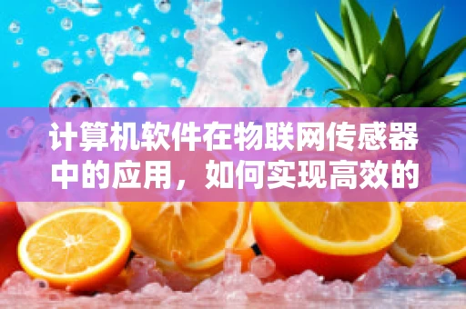 计算机软件在物联网传感器中的应用，如何实现高效的数据处理与传输？