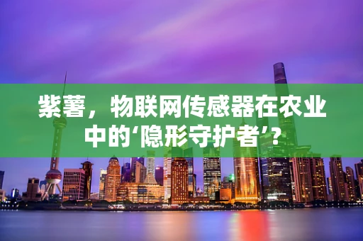 紫薯，物联网传感器在农业中的‘隐形守护者’？