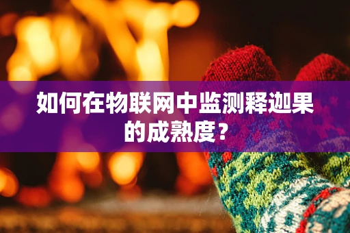 如何在物联网中监测释迦果的成熟度？