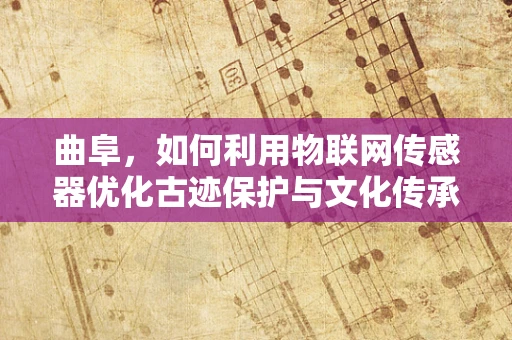 曲阜，如何利用物联网传感器优化古迹保护与文化传承？