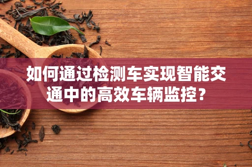 如何通过检测车实现智能交通中的高效车辆监控？