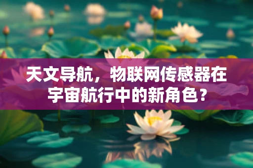 天文导航，物联网传感器在宇宙航行中的新角色？