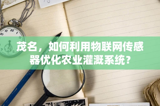 茂名，如何利用物联网传感器优化农业灌溉系统？
