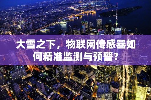 大雪之下，物联网传感器如何精准监测与预警？