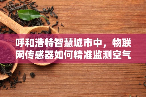 呼和浩特智慧城市中，物联网传感器如何精准监测空气质量？