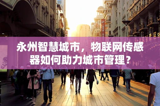 永州智慧城市，物联网传感器如何助力城市管理？