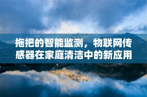 拖把的智能监测，物联网传感器在家庭清洁中的新应用？