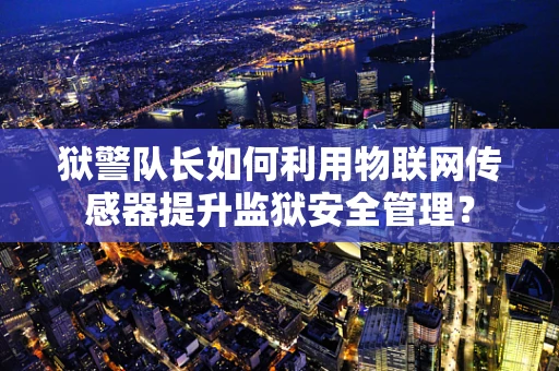 狱警队长如何利用物联网传感器提升监狱安全管理？