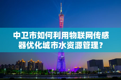 中卫市如何利用物联网传感器优化城市水资源管理？