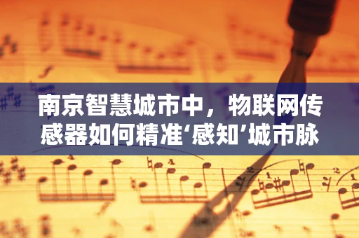 南京智慧城市中，物联网传感器如何精准‘感知’城市脉动？