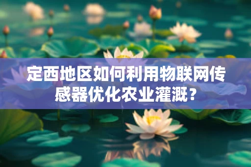 定西地区如何利用物联网传感器优化农业灌溉？