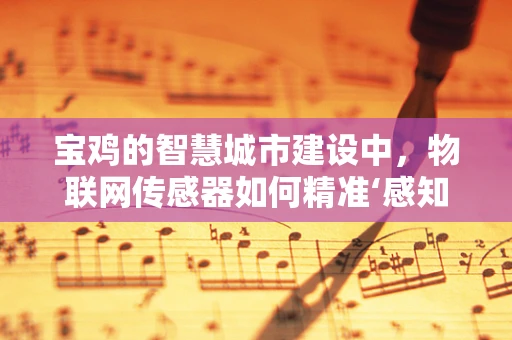 宝鸡的智慧城市建设中，物联网传感器如何精准‘感知’城市脉动？