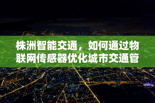 株洲智能交通，如何通过物联网传感器优化城市交通管理？