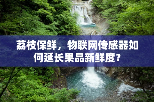 荔枝保鲜，物联网传感器如何延长果品新鲜度？