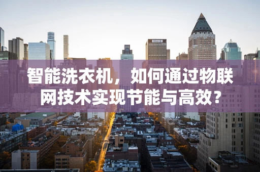 智能洗衣机，如何通过物联网技术实现节能与高效？