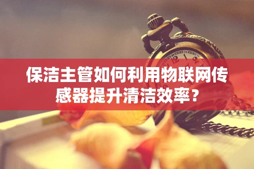 保洁主管如何利用物联网传感器提升清洁效率？