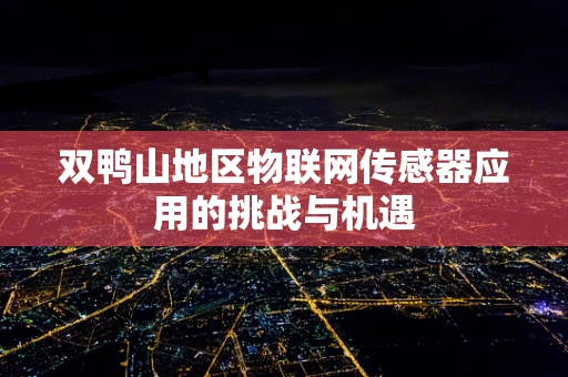 双鸭山地区物联网传感器应用的挑战与机遇