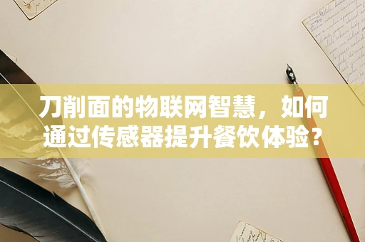 刀削面的物联网智慧，如何通过传感器提升餐饮体验？