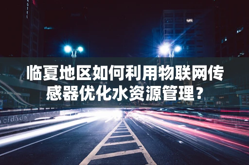 临夏地区如何利用物联网传感器优化水资源管理？