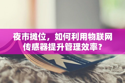 夜市摊位，如何利用物联网传感器提升管理效率？