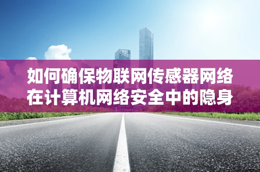 如何确保物联网传感器网络在计算机网络安全中的隐身能力？